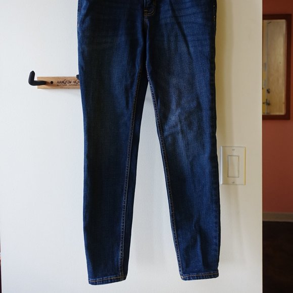 High-Waisted Rockstar high rise Super-Skinny Jeans Petite 6P P6 6 - Picture 8 of 14